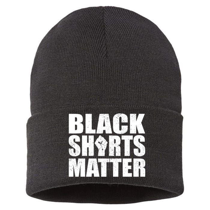 Black Shirts Matter Sustainable Knit Beanie