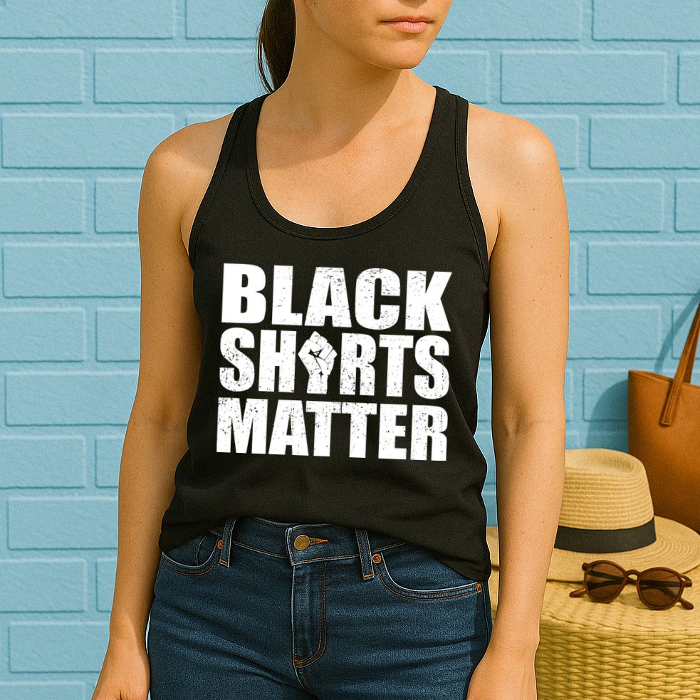 Black Shirts Matter Womens Tank Top