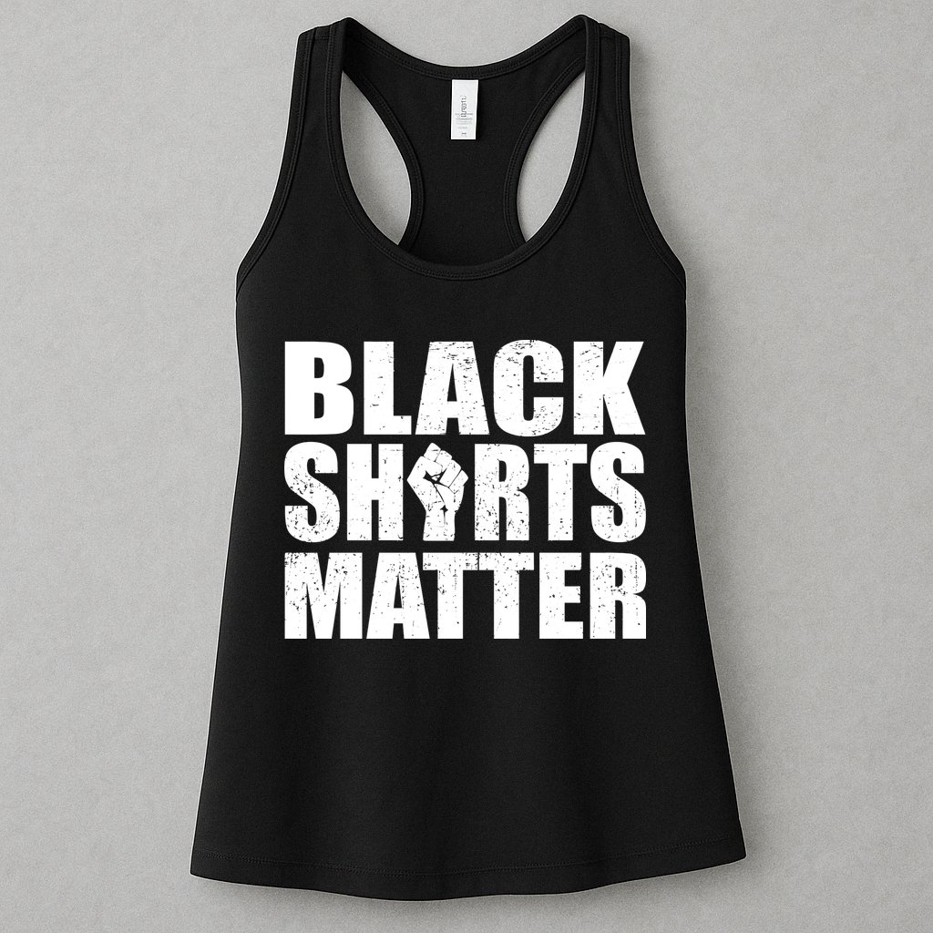 Black Shirts Matter Womens Tank Top