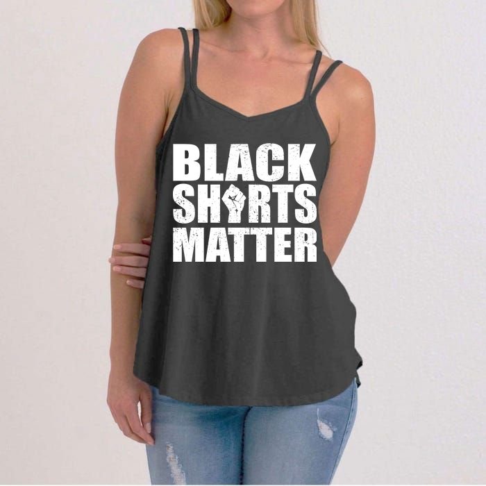 Black Shirts Matter Women's Strappy Tank