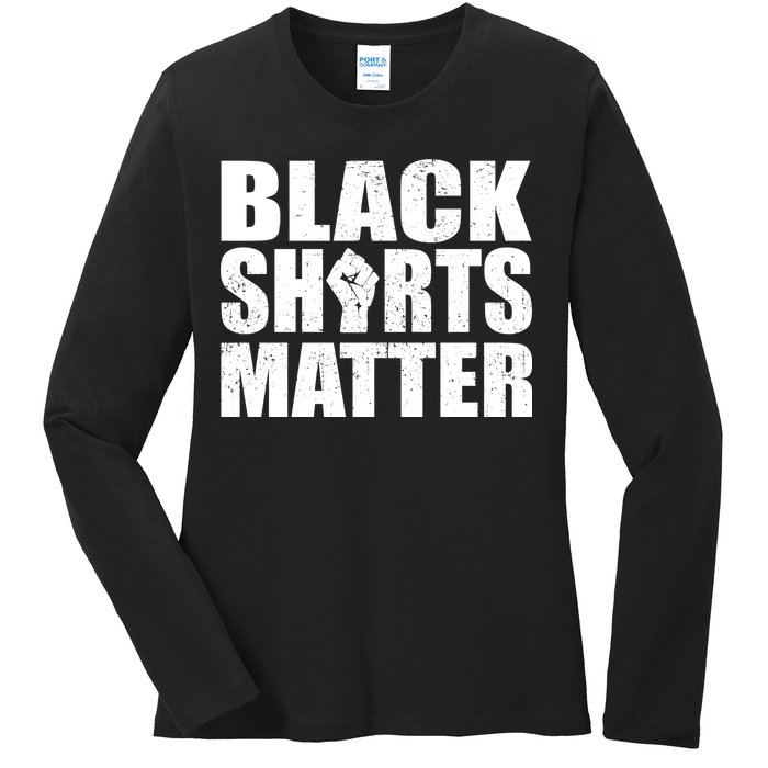 Black Shirts Matter Ladies Long Sleeve Shirt