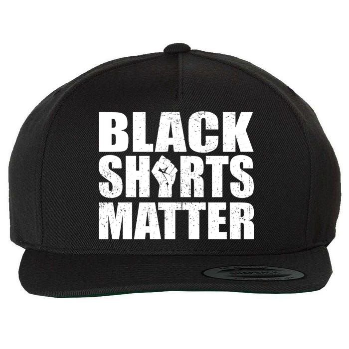 Black Shirts Matter Wool Snapback Cap