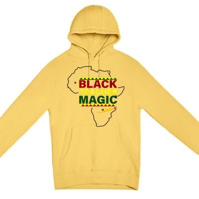 Black Teacher Magic Premium Pullover Hoodie