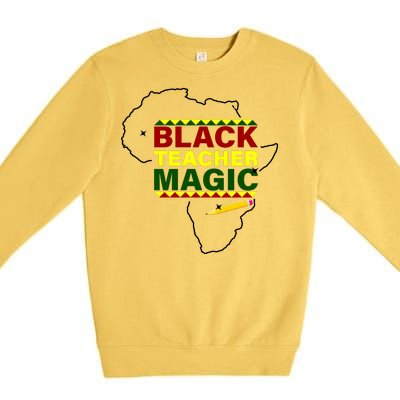 Black Teacher Magic Premium Crewneck Sweatshirt