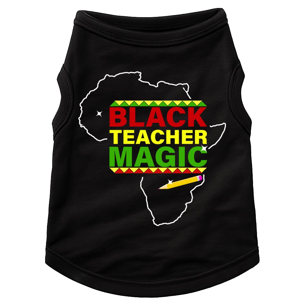 Black Teacher Magic Doggie Tank
