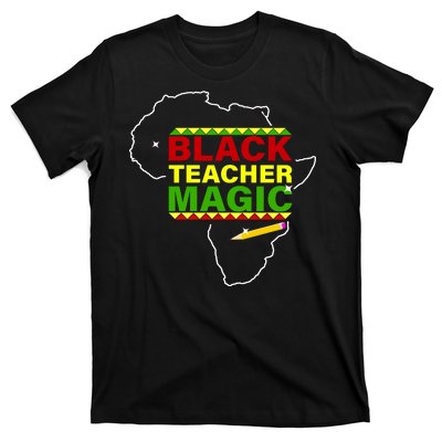 Black Teacher Magic T-Shirt