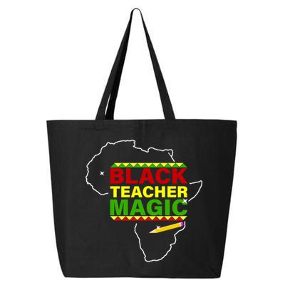 Black Teacher Magic 25L Jumbo Tote
