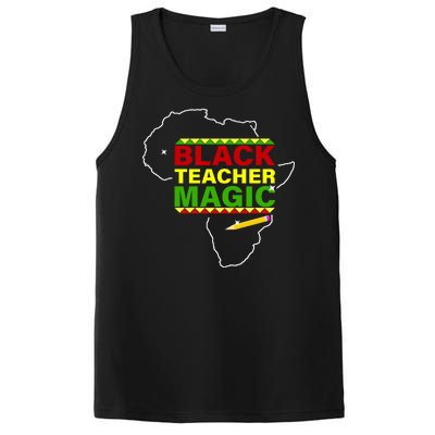 Black Teacher Magic PosiCharge Competitor Tank