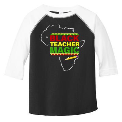 Black Teacher Magic Toddler Fine Jersey T-Shirt