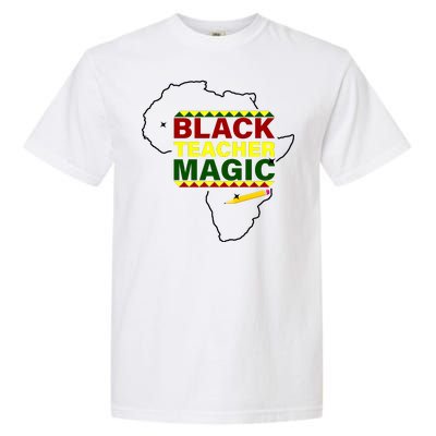 Black Teacher Magic Garment-Dyed Heavyweight T-Shirt