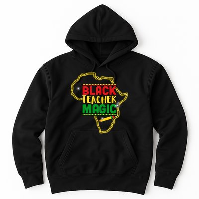 Black Teacher Magic African Pride Hoodie