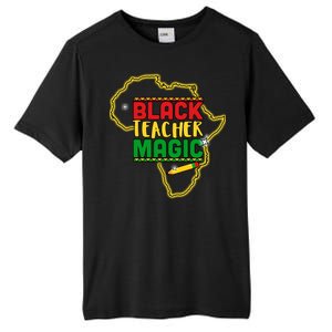 Black Teacher Magic African Pride Tall Fusion ChromaSoft Performance T-Shirt