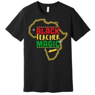 Black Teacher Magic African Pride Premium T-Shirt