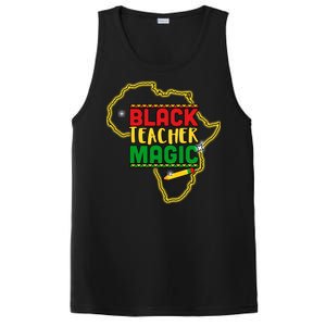 Black Teacher Magic African Pride PosiCharge Competitor Tank