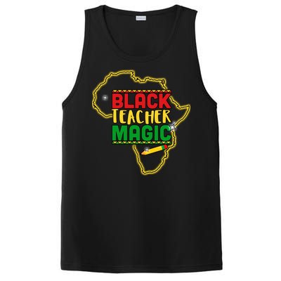 Black Teacher Magic African Pride PosiCharge Competitor Tank