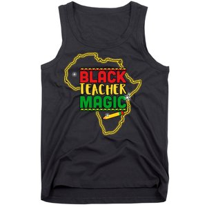 Black Teacher Magic African Pride Tank Top