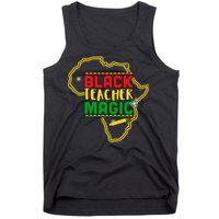 Black Teacher Magic African Pride Tank Top