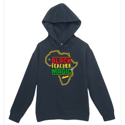 Black Teacher Magic African Pride Urban Pullover Hoodie