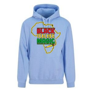 Black Teacher Magic African Pride Unisex Surf Hoodie