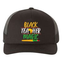 Black Teacher Magic Proud African American Yupoong Adult 5-Panel Trucker Hat