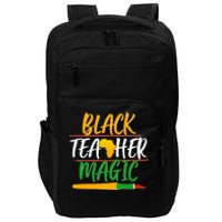 Black Teacher Magic Proud African American Impact Tech Backpack