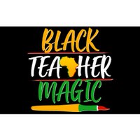 Black Teacher Magic Proud African American Bumper Sticker