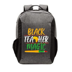 Black Teacher Magic Proud African American Vector Backpack