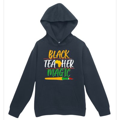 Black Teacher Magic Proud African American Urban Pullover Hoodie