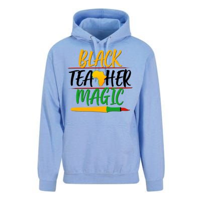 Black Teacher Magic Proud African American Unisex Surf Hoodie