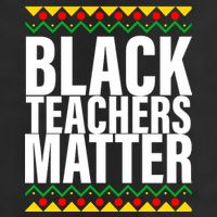 Black Teachers Matter African Pride 7 Panel Mesh Trucker Snapback Hat