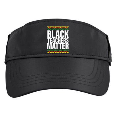 Black Teachers Matter African Pride Adult Drive Performance Visor
