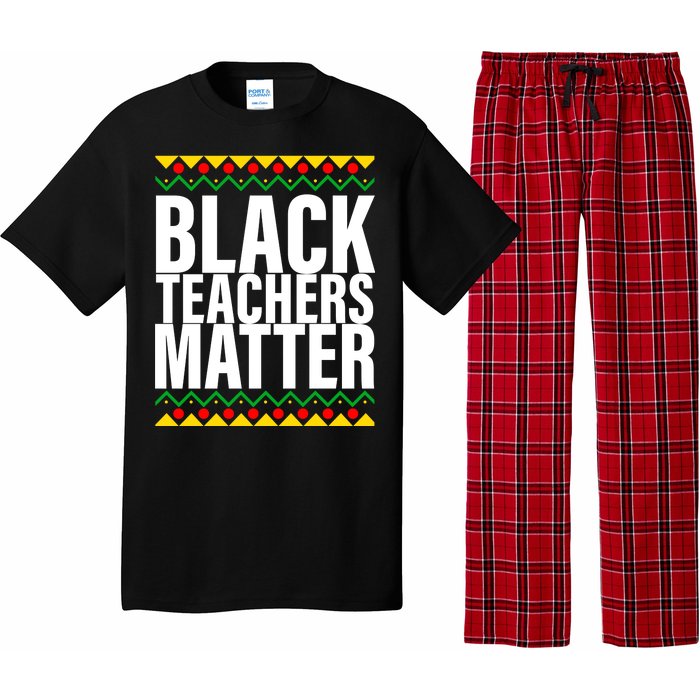 Black Teachers Matter African Pride Pajama Set