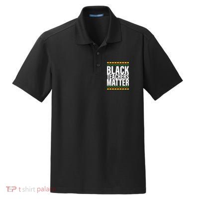 Black Teachers Matter African Pride Dry Zone Grid Polo