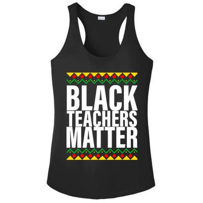 Black Teachers Matter African Pride Ladies PosiCharge Competitor Racerback Tank