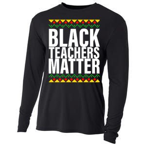 Black Teachers Matter African Pride Cooling Performance Long Sleeve Crew