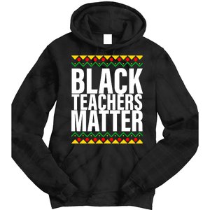 Black Teachers Matter African Pride Tie Dye Hoodie