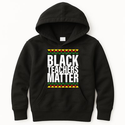 Black Teachers Matter African Pride Kids Hoodie