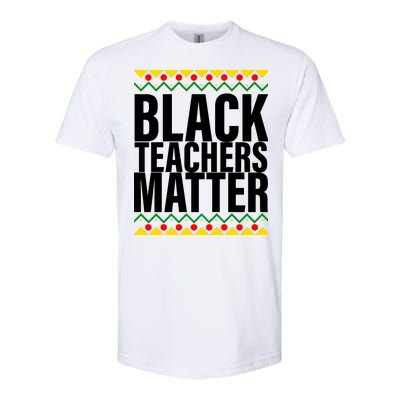 Black Teachers Matter African Pride Softstyle® CVC T-Shirt