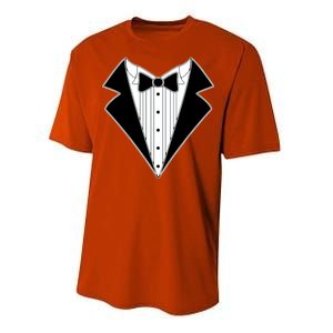 Black Tux Tuxedo Performance Sprint T-Shirt