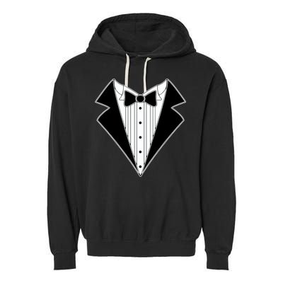 Black Tux Tuxedo Garment-Dyed Fleece Hoodie