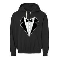 Black Tux Tuxedo Garment-Dyed Fleece Hoodie