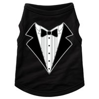 Black Tux Tuxedo Doggie Tank