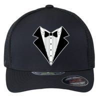 Black Tux Tuxedo Flexfit Unipanel Trucker Cap