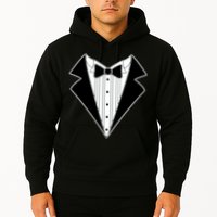 Black Tux Tuxedo Hoodie