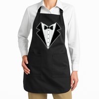 Black Tux Tuxedo Apron