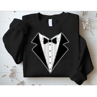 Black Tux Tuxedo Sweatshirt