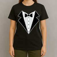 Black Tux Tuxedo T-Shirt