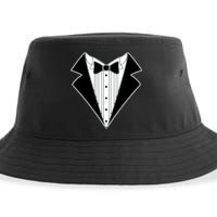 Black Tux Tuxedo Sustainable Bucket Hat