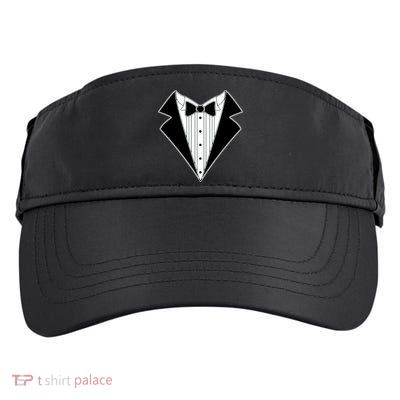 Black Tux Tuxedo Adult Drive Performance Visor