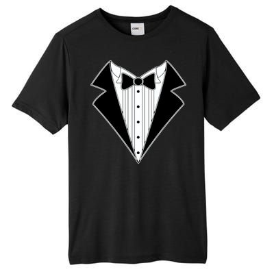 Black Tux Tuxedo Tall Fusion ChromaSoft Performance T-Shirt